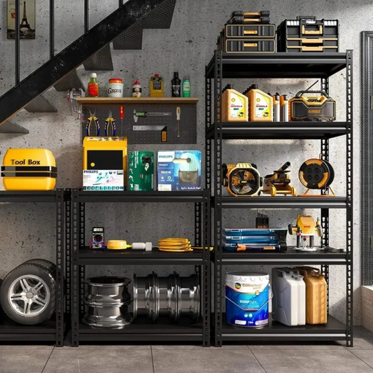 HEAVY DUTY GARAGE SHELVING (black)