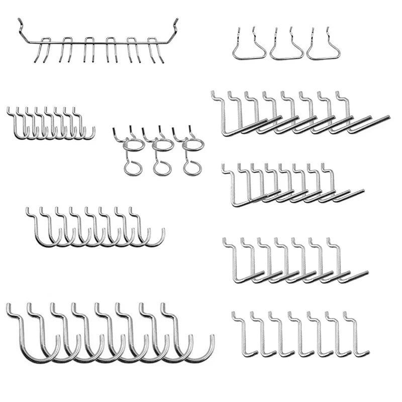 PEGBOARD HOOKS SET 80PCS