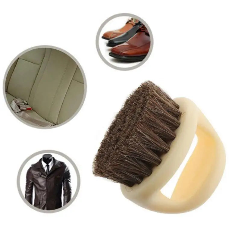 CAR LEATHER BRISTLE BRUSH