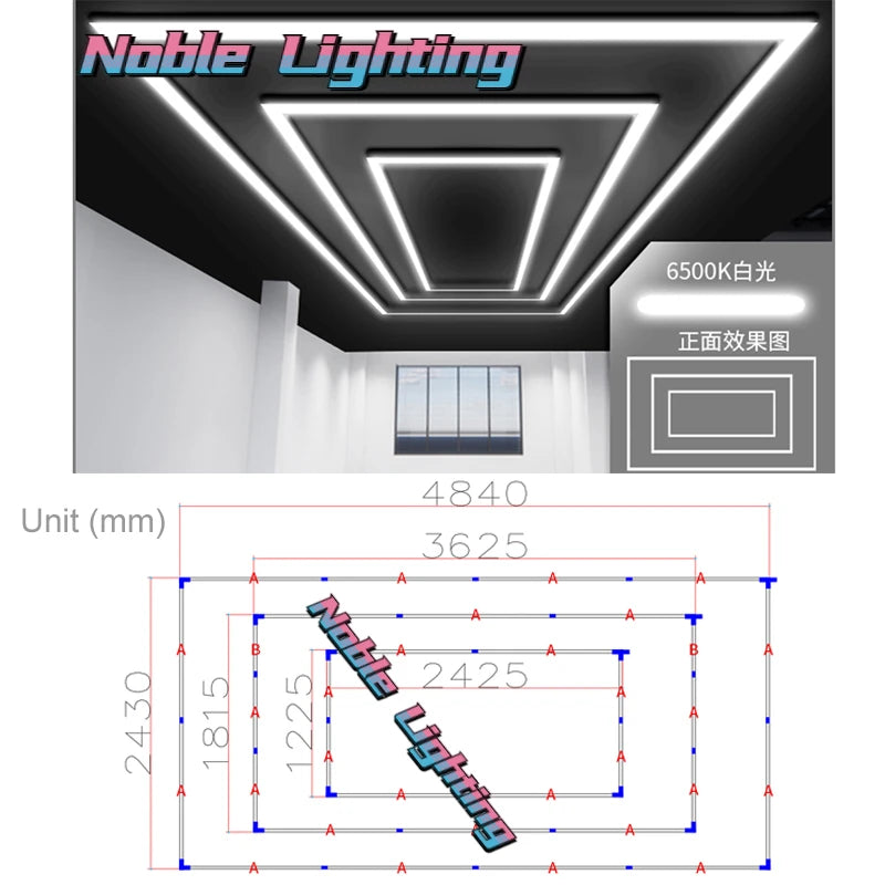 LED GARAGE CEILING LIGHTING