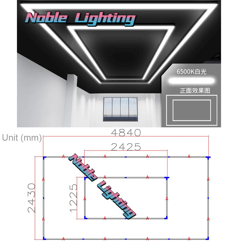 LED GARAGE CEILING LIGHTING