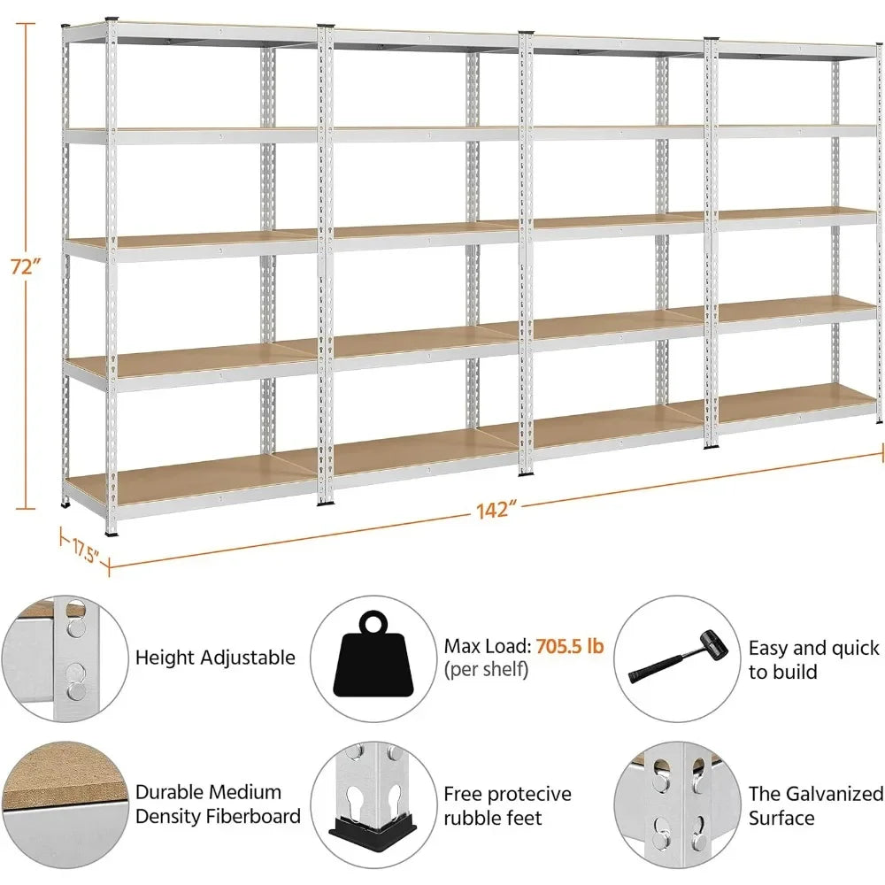 UTILITY SHELVING 5 TIER