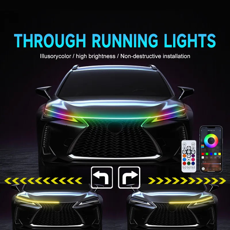 CAR HOOD LED