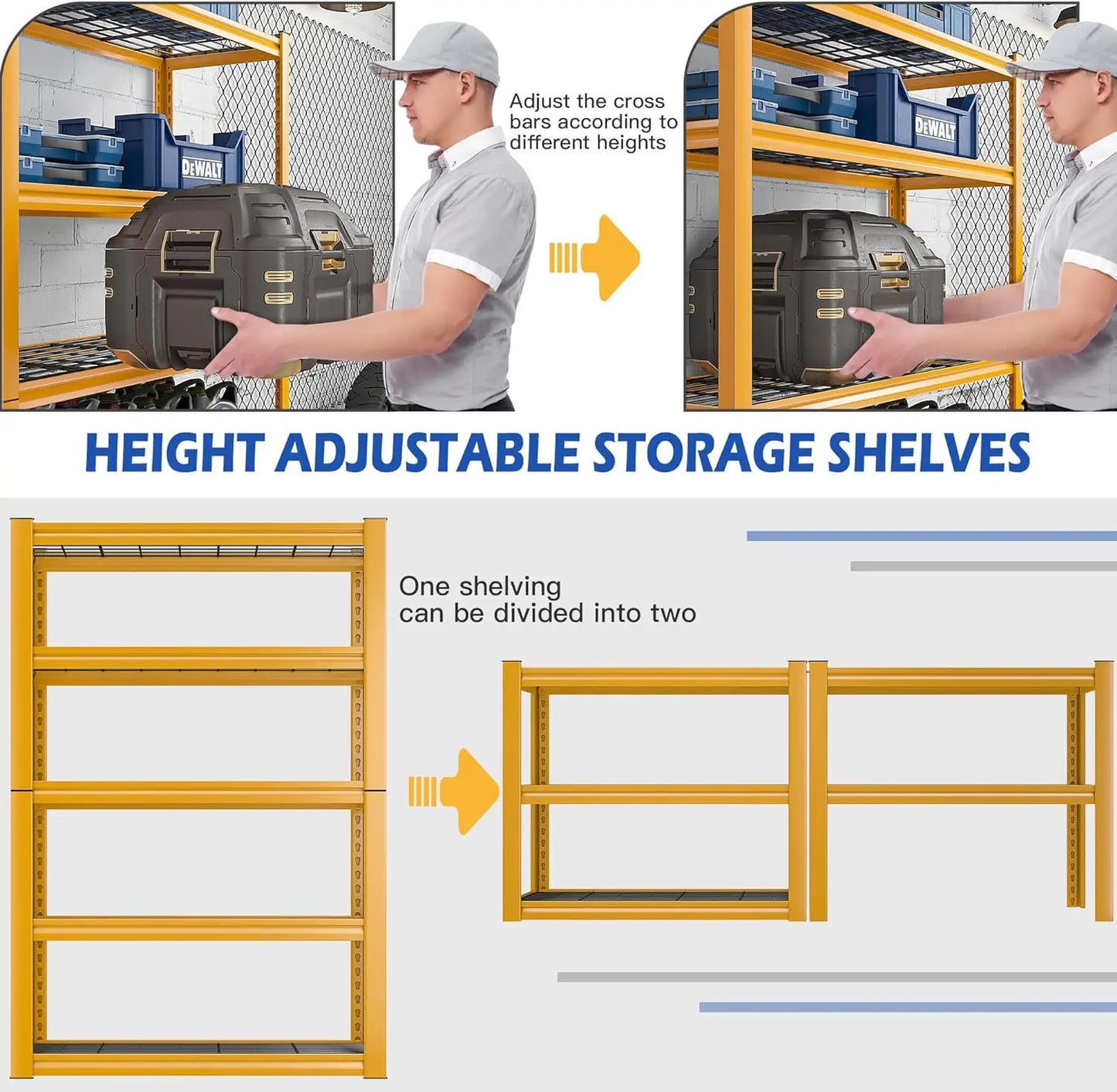 HEAVY DUTY GARAGE SHELVING