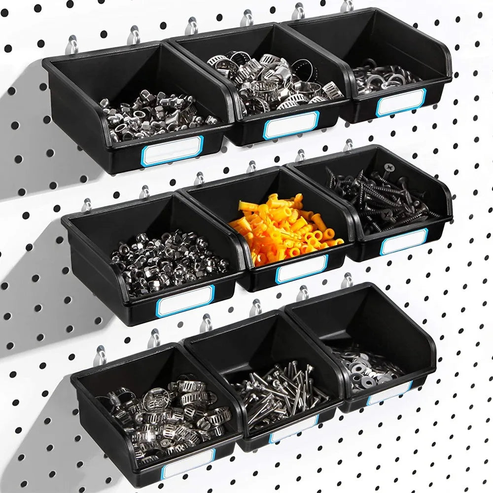 1/6 PEGBOARD STORAGE BINS