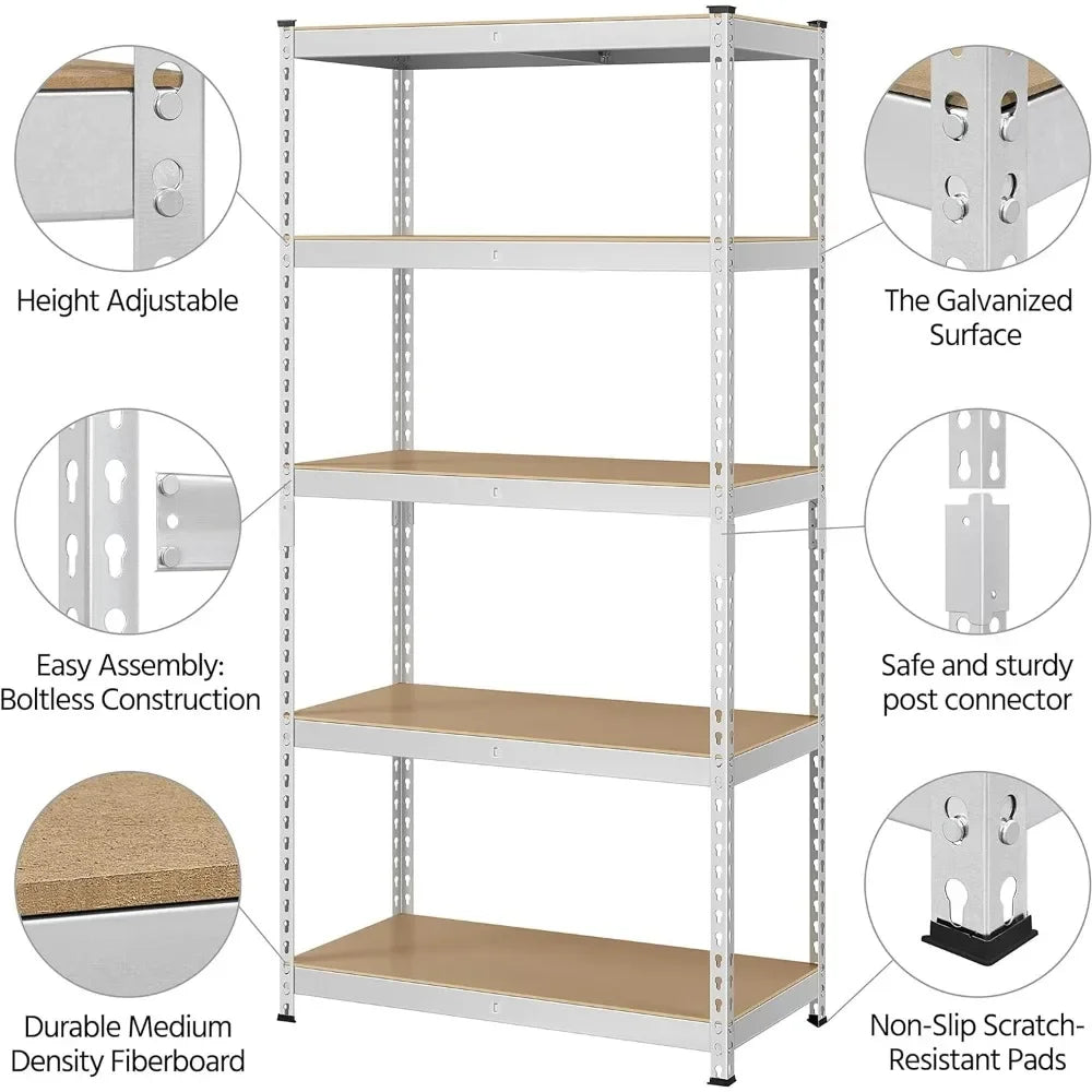 UTILITY SHELVING 5 TIER